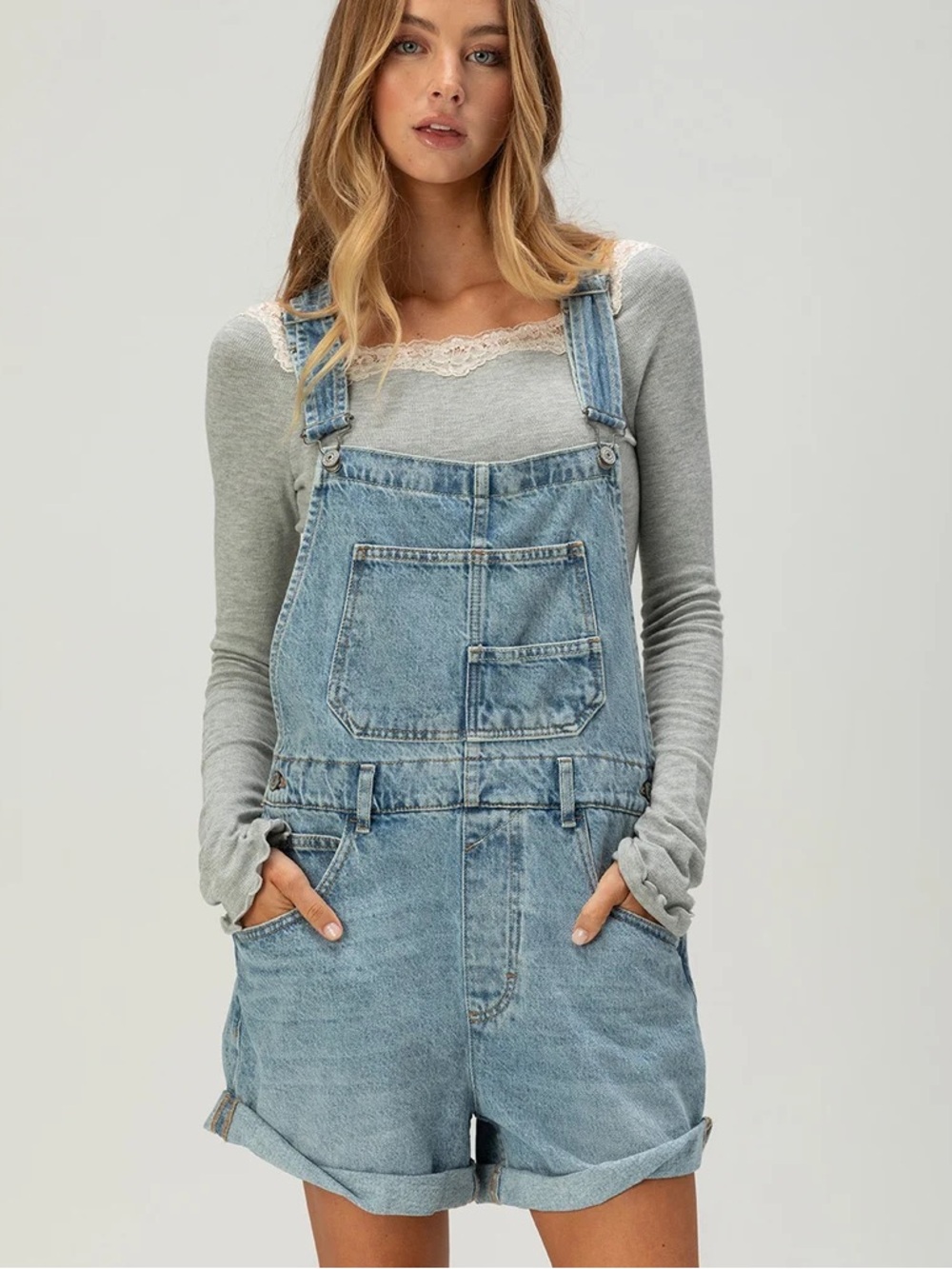 FREE PEOPLE Ziggy Womens Shortalls - XLarge